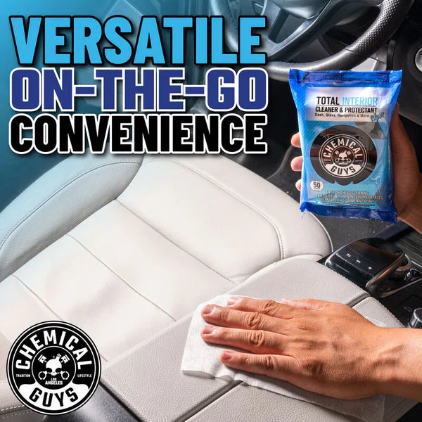 Chemical Guys Total Interior Cleaner & Protectant Car Cleaning Wipes