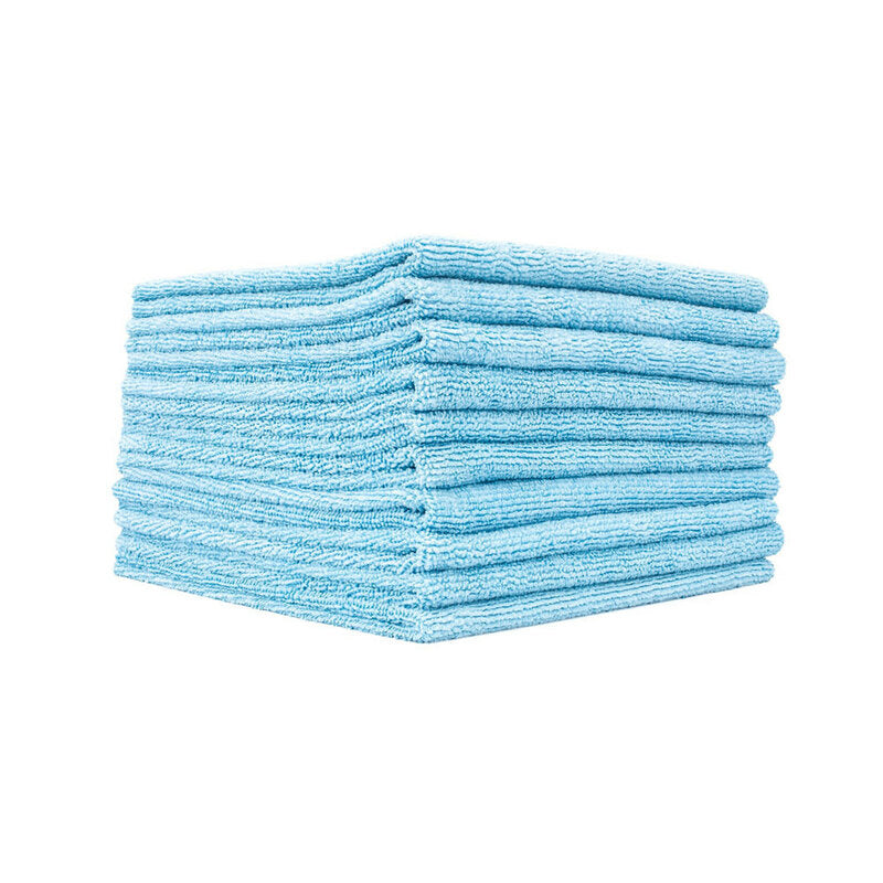 The Rag Company Edgeless 300 All-Purpose Microfibre Terry Towel - Light Blue (10 Pack)