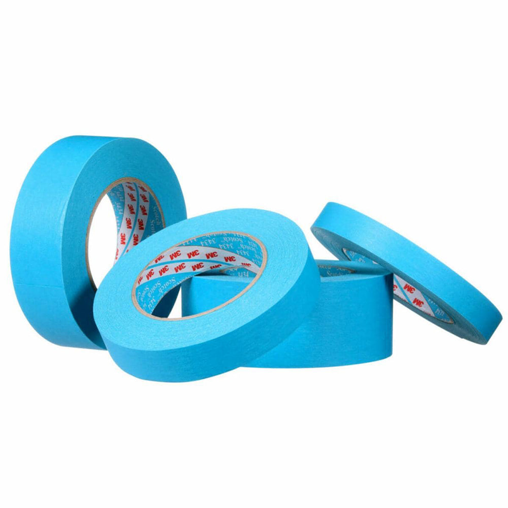 3M 3434 Blue Masking Tape (50m Length, Various Widths)