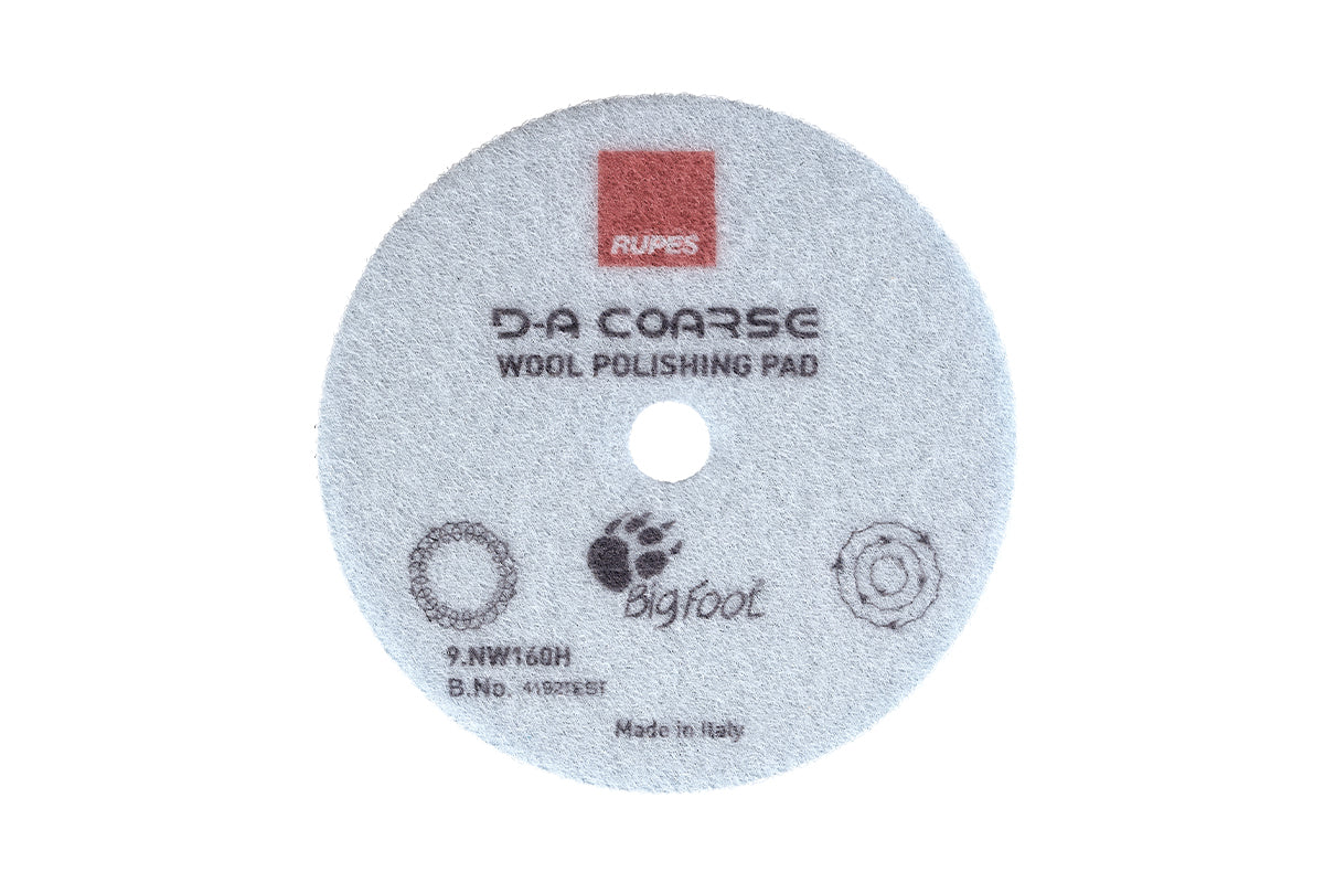 Rupes D-A Coarse Wool Polishing Pad - Blue