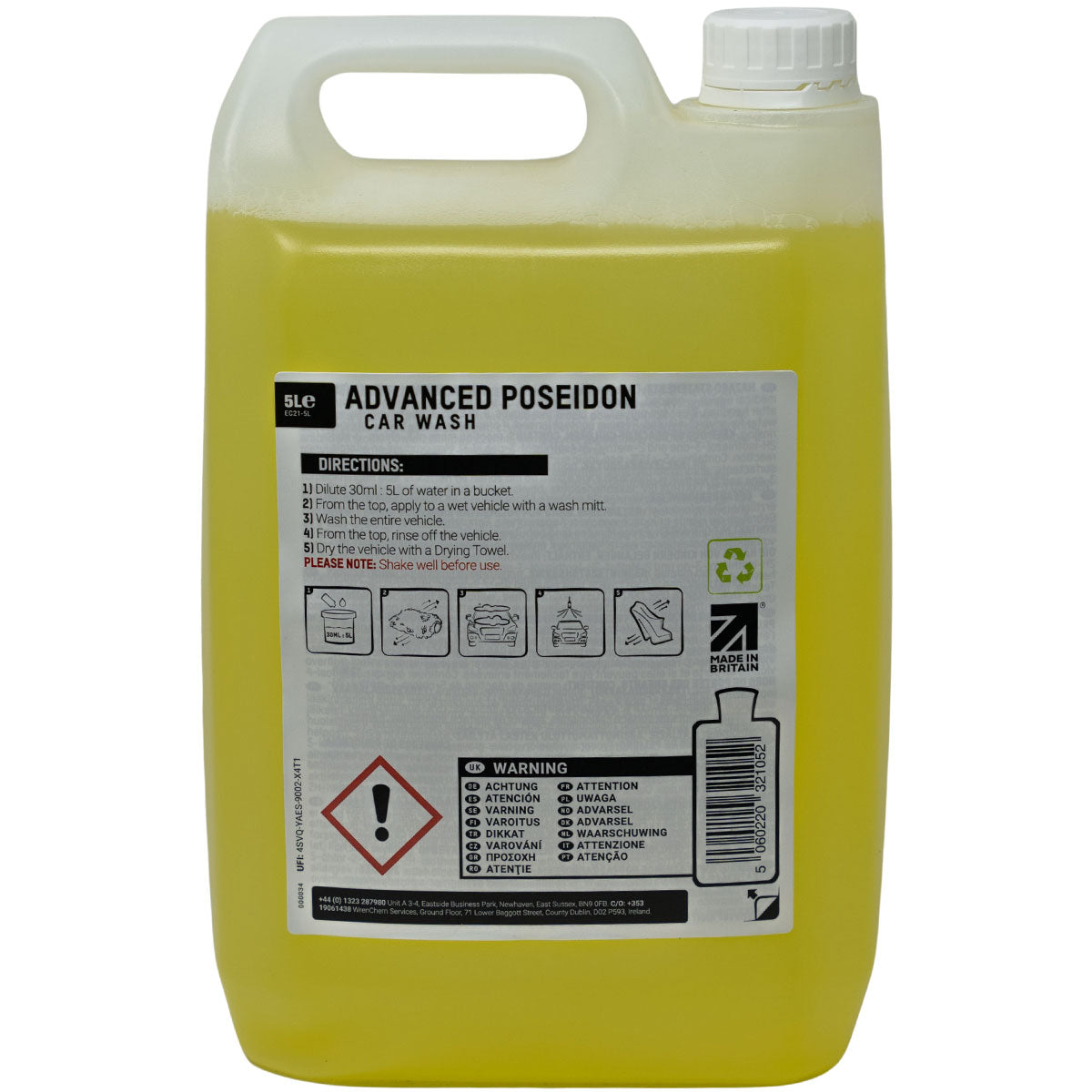 ValetPro Advanced Poseidon Car Wash 5L