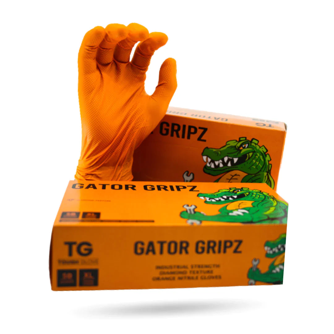 Tough Glove Gator Gripz (50 Gloves, Various Sizes)