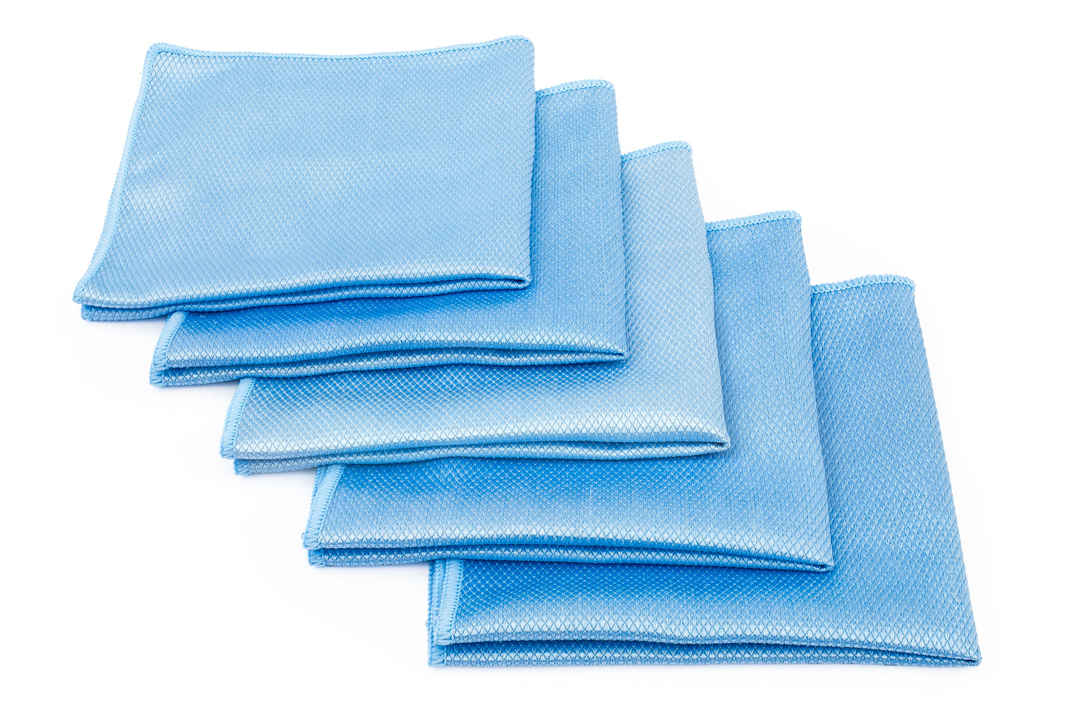 The Rag Company The Diamond Weave Glass & Window Towel 16 x 16 - Pack of 5