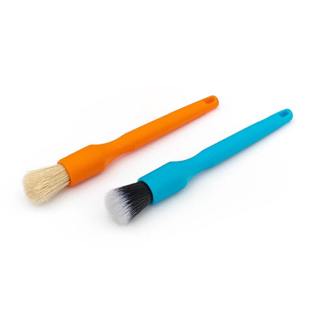 Detail Factory Mini Ultra-Soft & Boar Hair Set - Blue/Orange