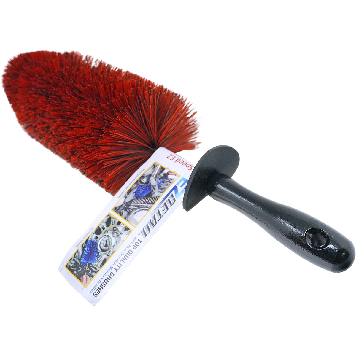 EZ Detail Wheel Cleaning Brush (Red)