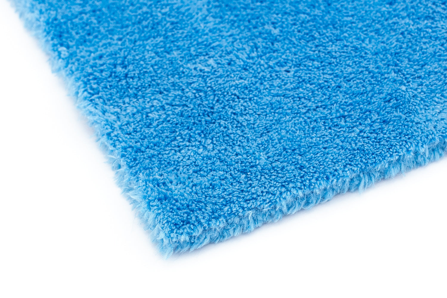 The Rag Company Eagle Edgeless 500 16 x 24 Plush Microfibre Towel - Blue (3 Pack)