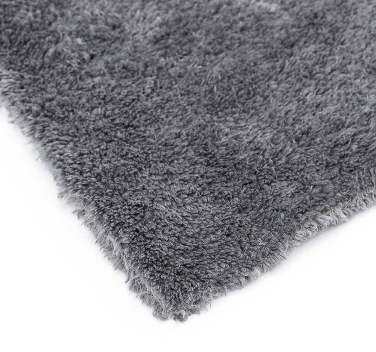 The Rag Company Eagle Edgeless 600 16 x 16 Plush Microfibre Towel - Dark Grey (3 Pack)