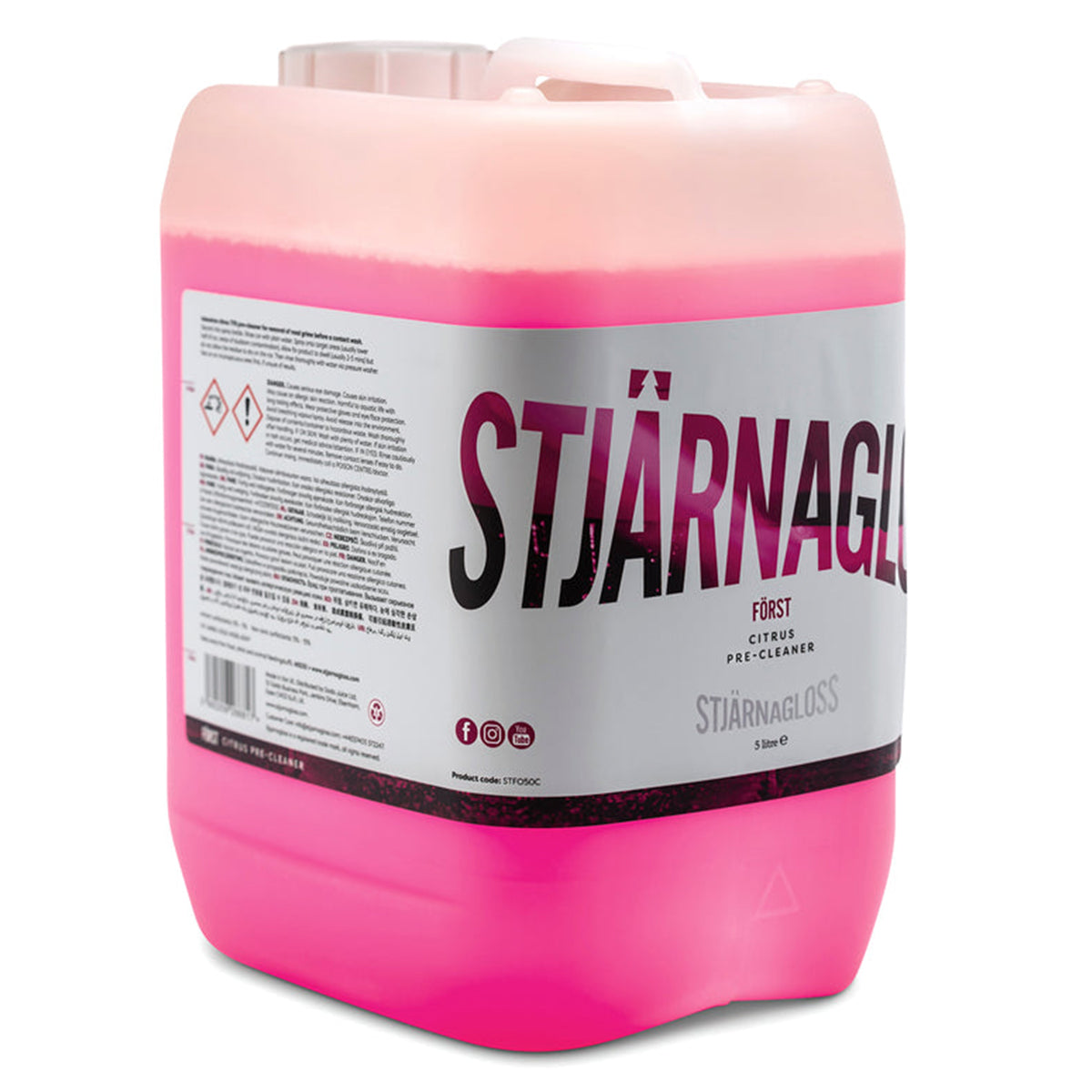 Stjarnagloss Först - Citrus Pre Cleaner 5 Litre