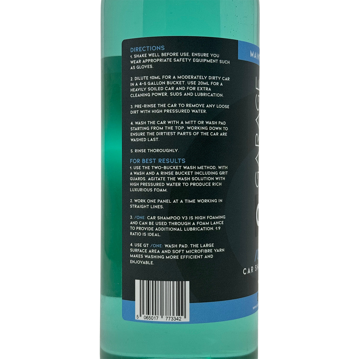 Garage Therapy /ONE: Car Shampoo V3 (Various Sizes)