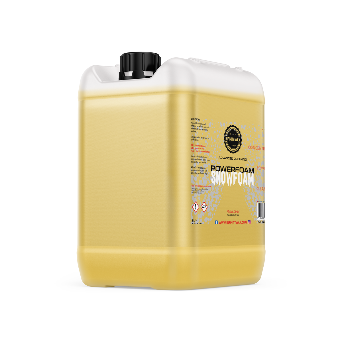 Infinity Wax Powerfoam Snowfoam (500ml or 5 Litres)