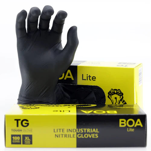 Tough Glove BOA Lite Nitrile Gloves (100 Pack, Various Sizes)