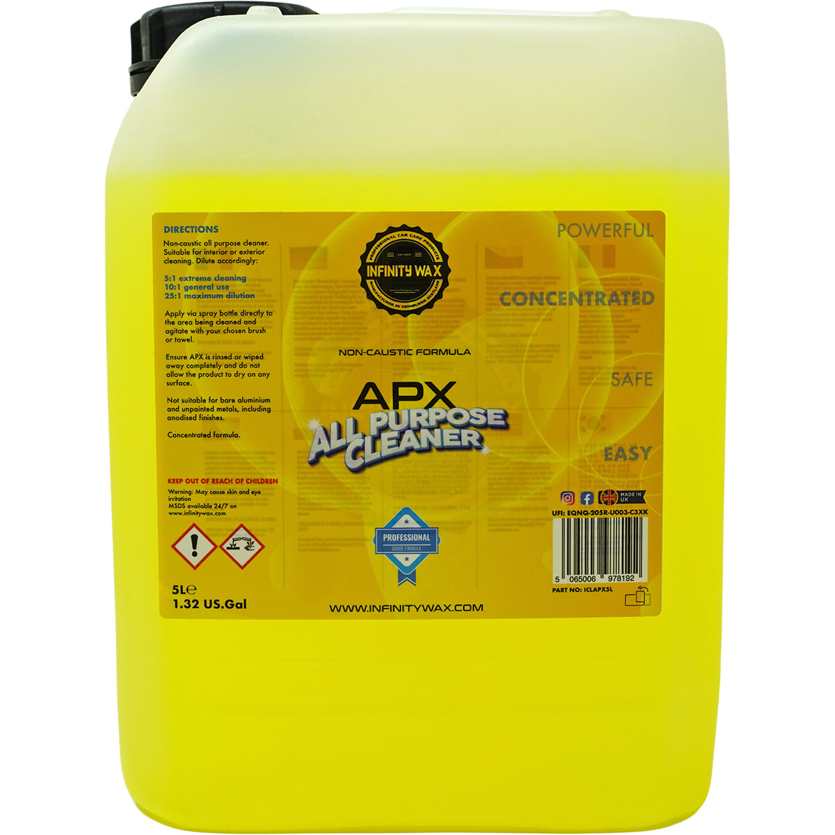 Infinity Wax APX All Purpose Cleaner 5 Litres