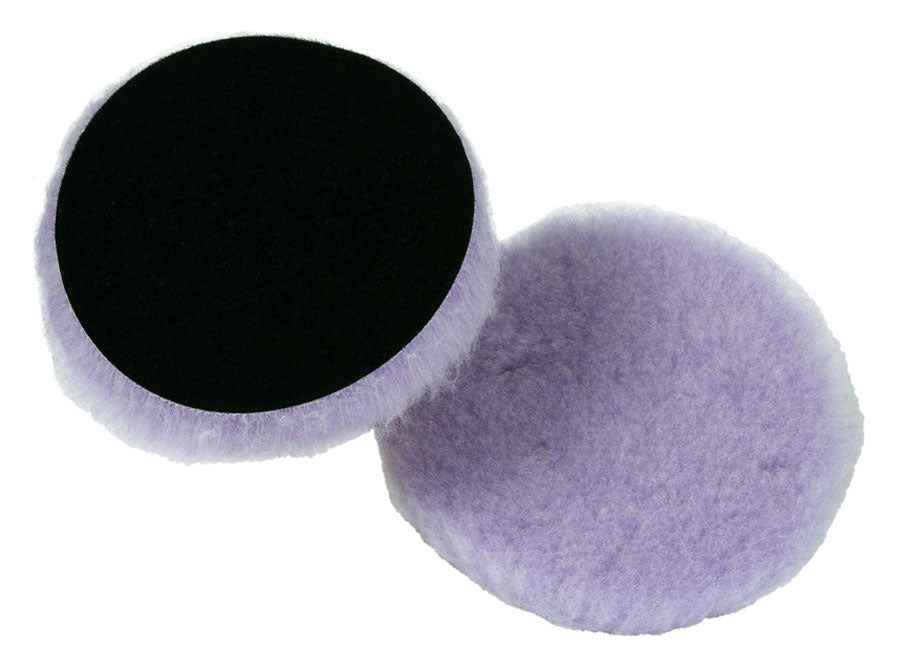 Lake Country Thick Purple Foamed Wool Pad 3"