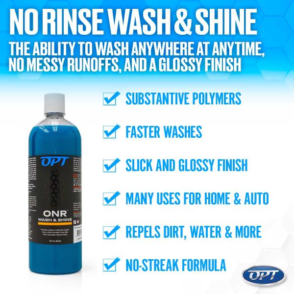 Optimum No Rinse (ONR) Rinseless Wash (Various Sizes)