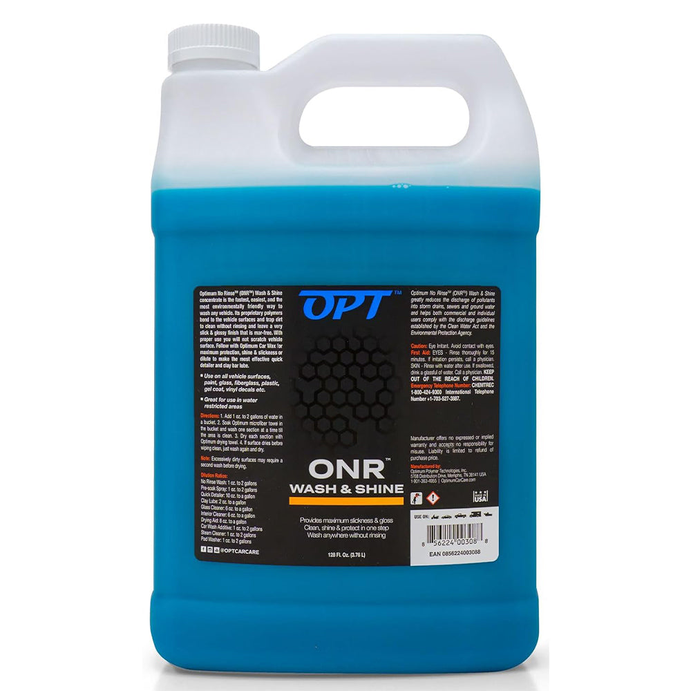 Optimum No Rinse (ONR) Rinseless Wash (Various Sizes)