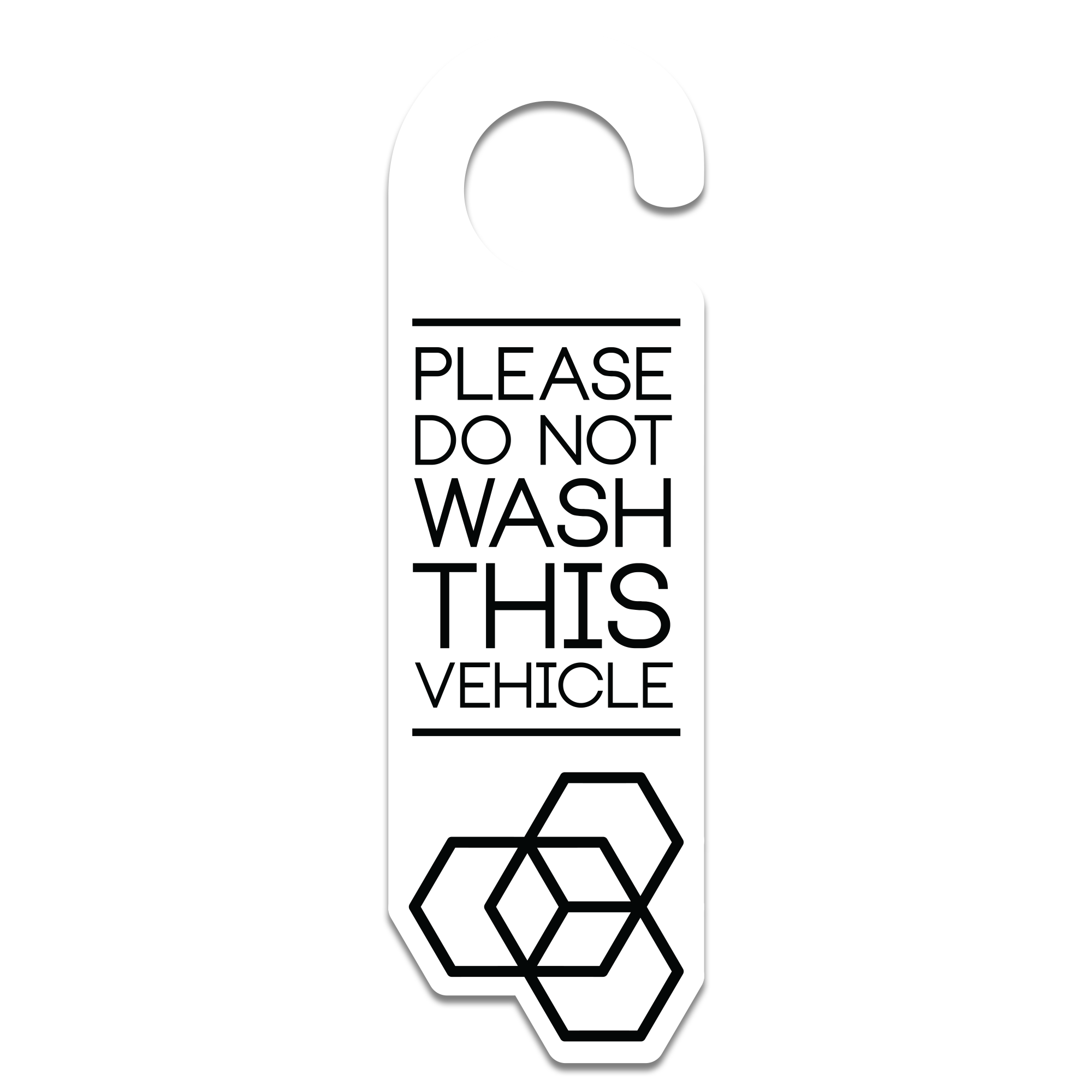 Carbon Collective Do Not Wash PVC Hook Hanger