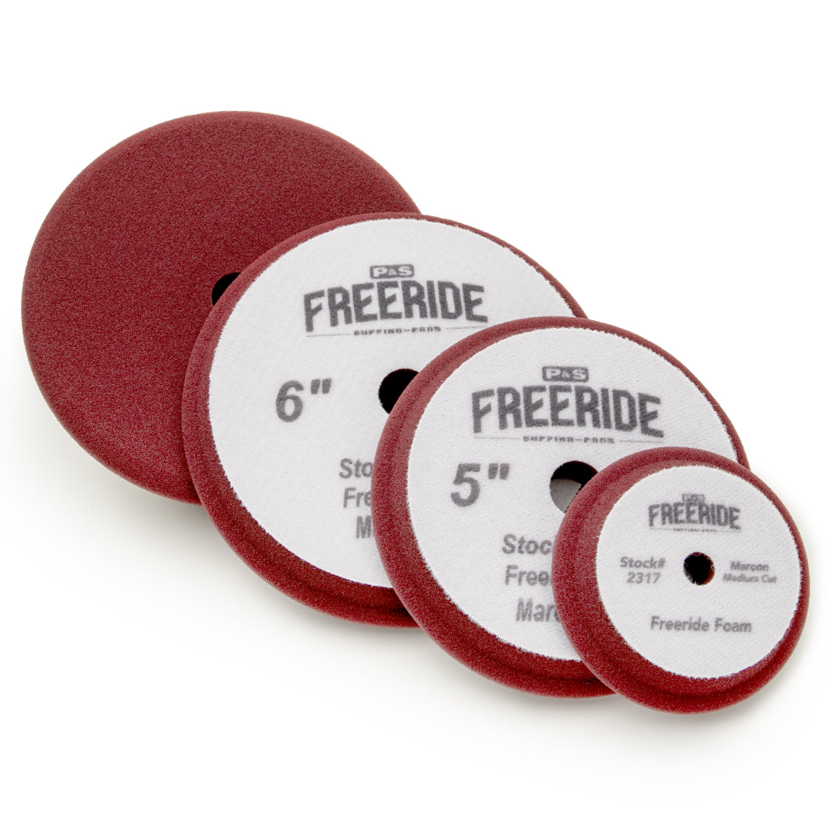 P&S DB Freeride Maroon Medium Cut Pad