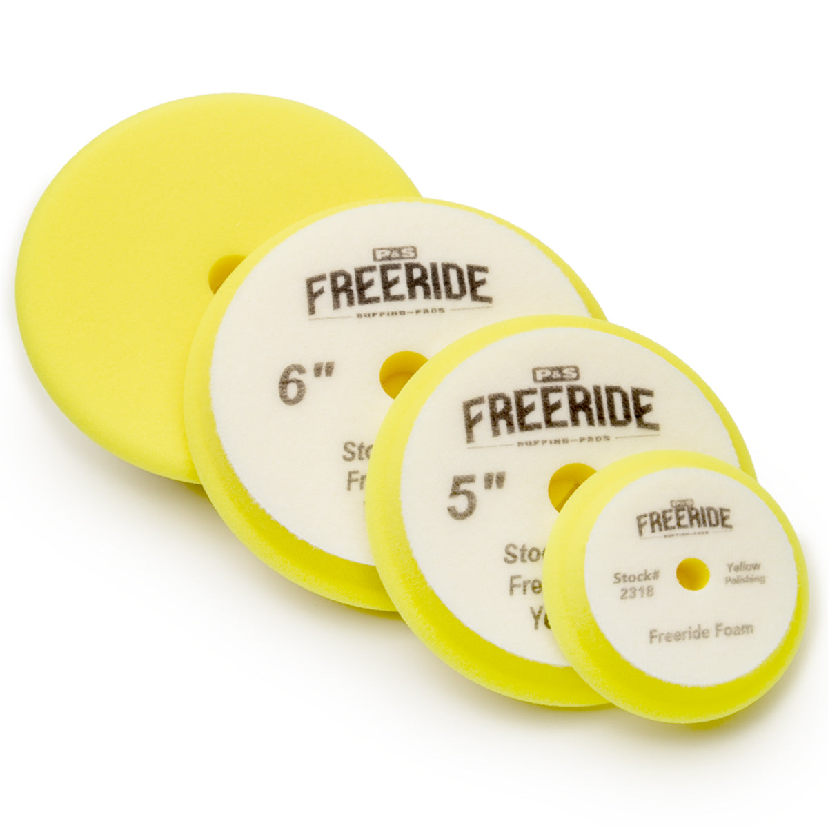 P&S DB Freeride Foam Yellow Polishing Pad