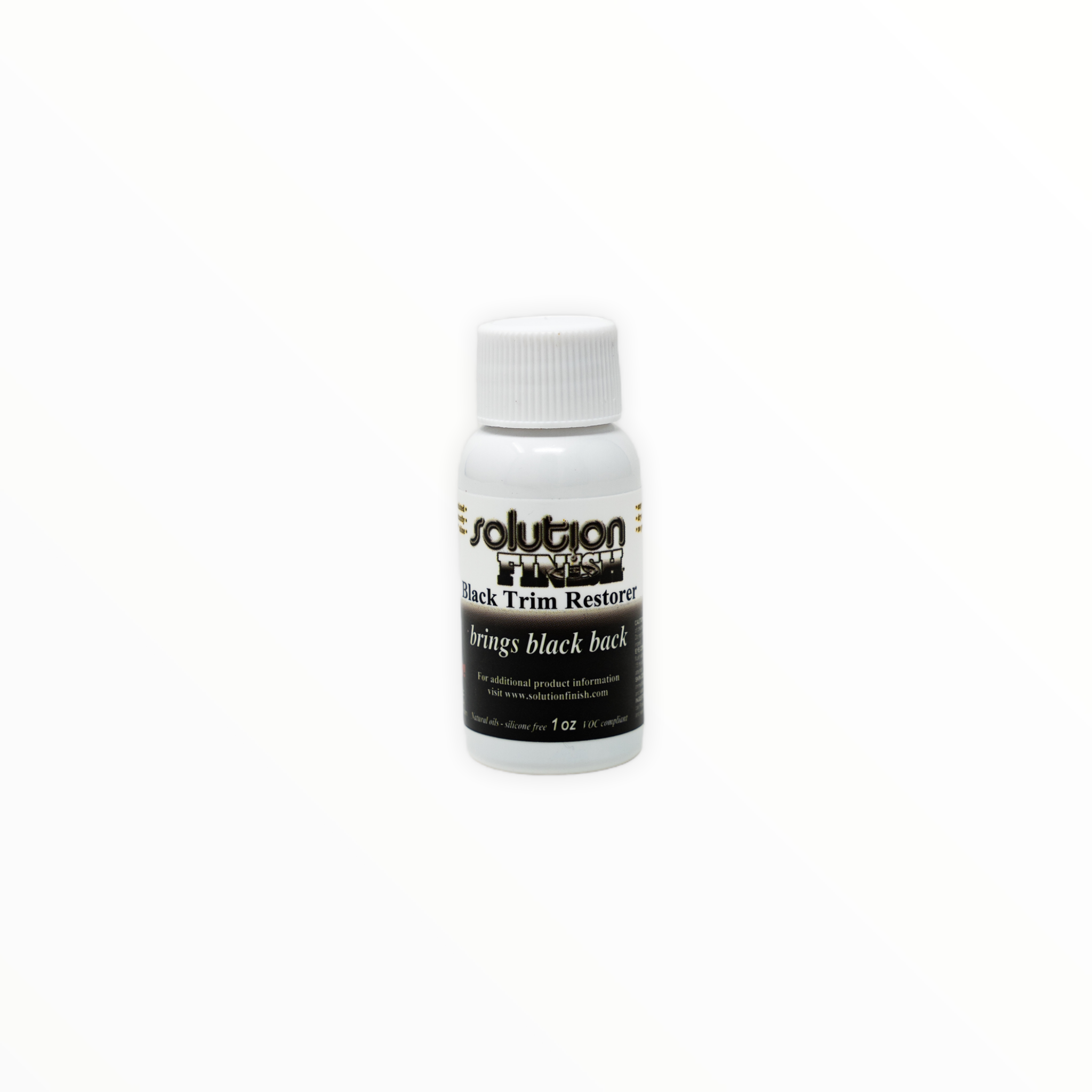 Solution Finish Black Trim Restorer (Various Sizes)