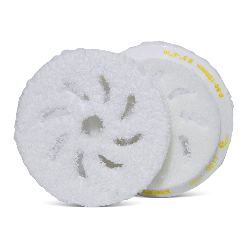 Rupes 100mm Yellow Fine Microfibre Polishing Pad