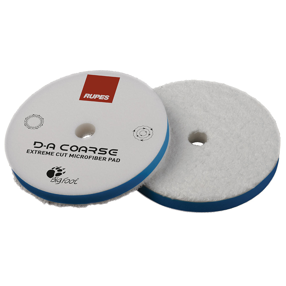 Rupes D-A Coarse Microfibre Pad - Various Sizes