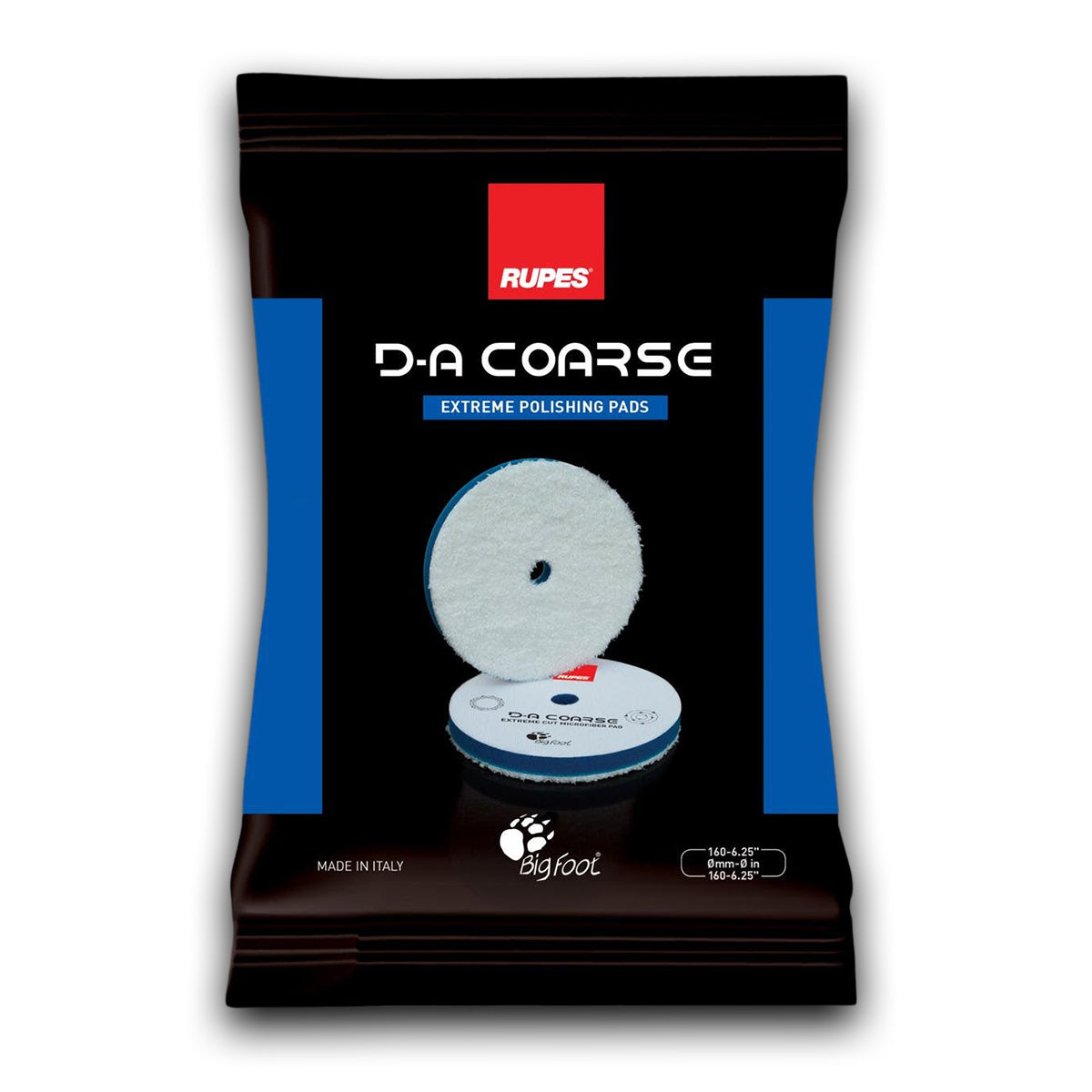 Rupes D-A Coarse Microfibre Pad - Various Sizes