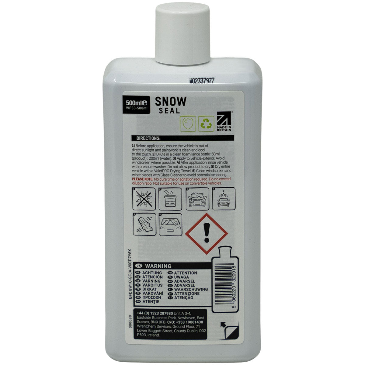 ValetPRO Snow Seal 500ml