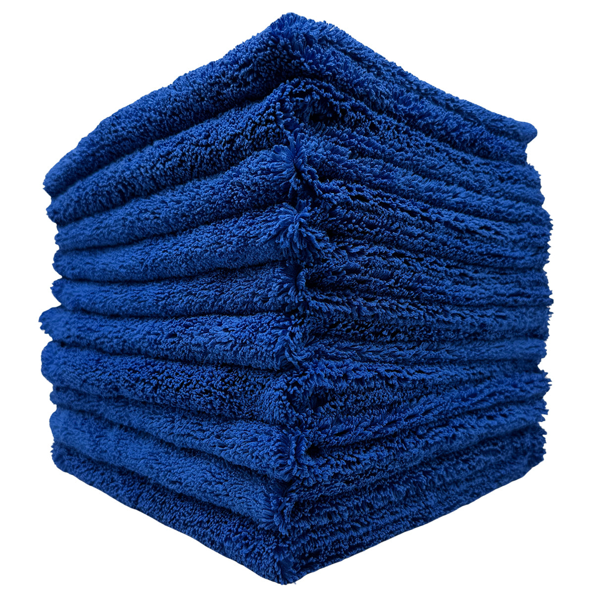 The Rag Company Creature Edgeless 16 x 16 70/30 All Purpose Microfibre Towel - Royal Blue (10 Pack)