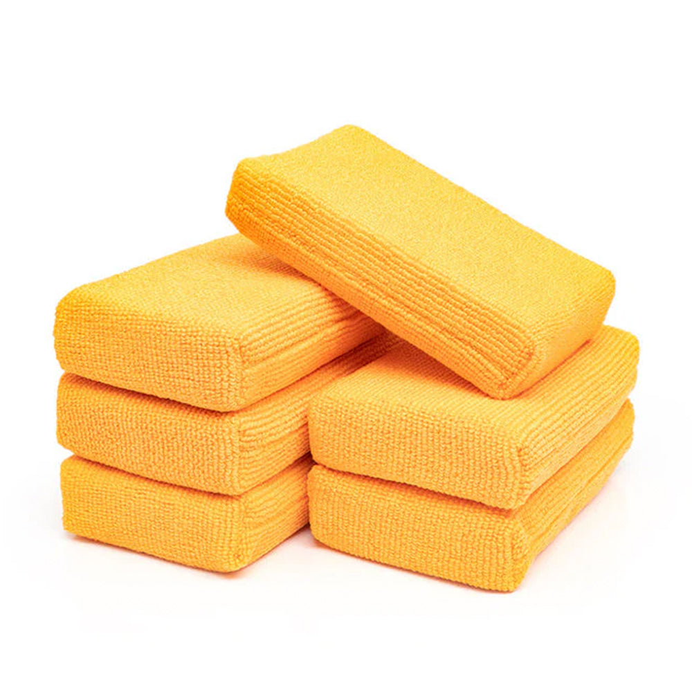 The Rag Company Pearl Applicator Sponge - Orange (6 Pack)