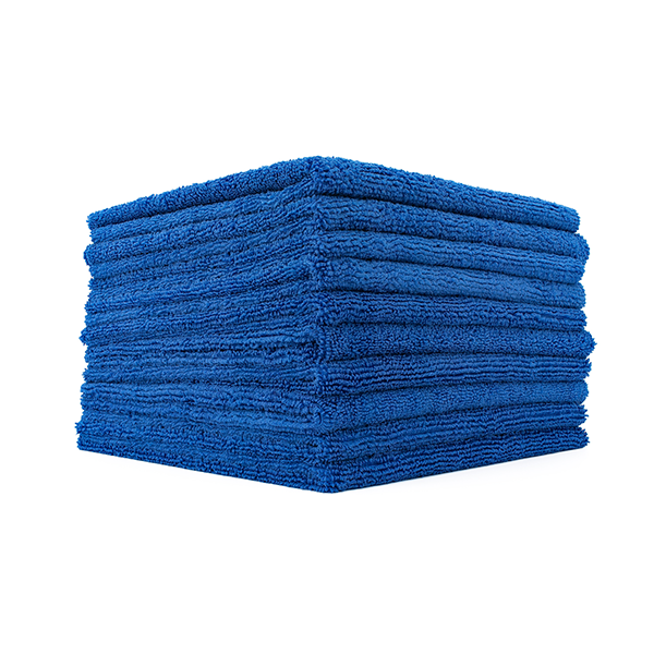 The Rag Company Edgeless 365 Premium 16 x 16 Microfibre Terry Towel - Royal Blue (10 Pack)