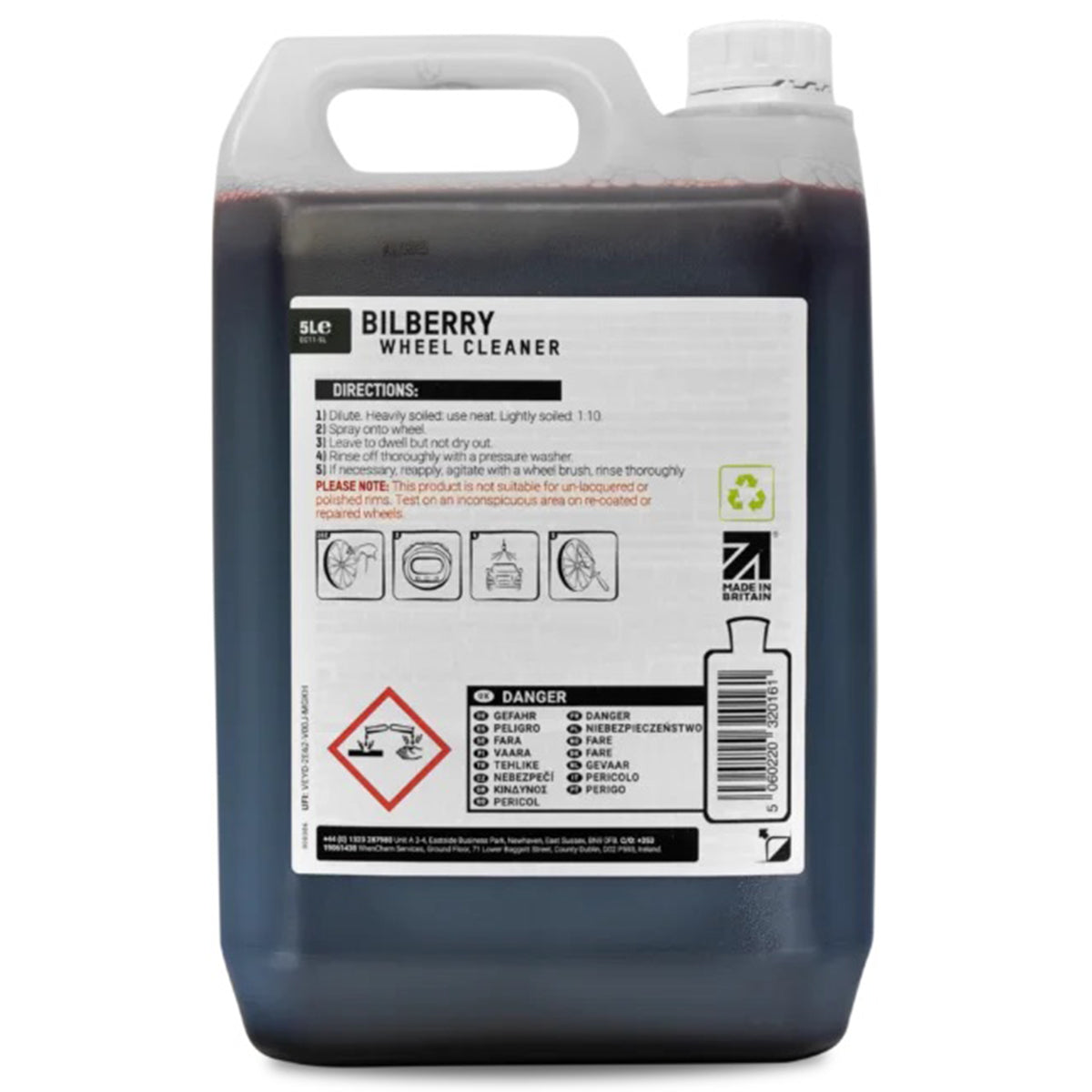 ValetPRO Bilberry Wheel Cleaner 5 Litres