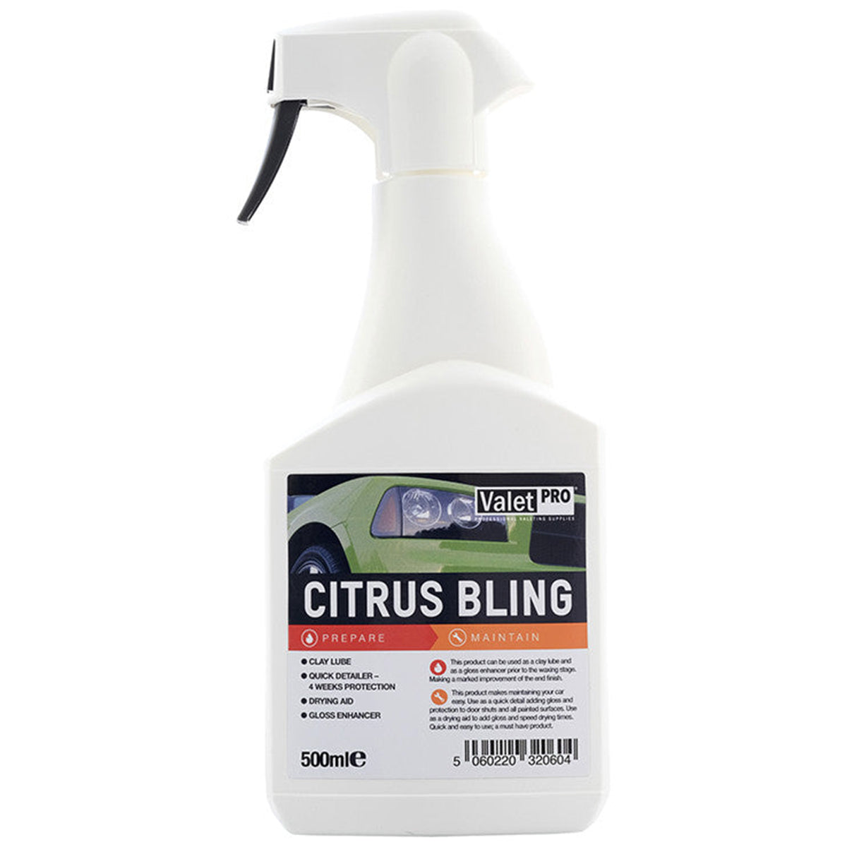 ValetPRO Citrus Bling Multi-Purpose Quick Detailer 500ml