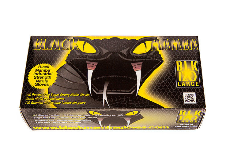 Black Mamba Gloves - 100 Pack - Medium