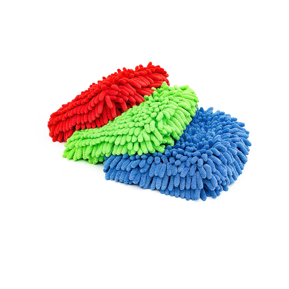 The Rag Company Knobby Microfibre Chenille Wash Mitt