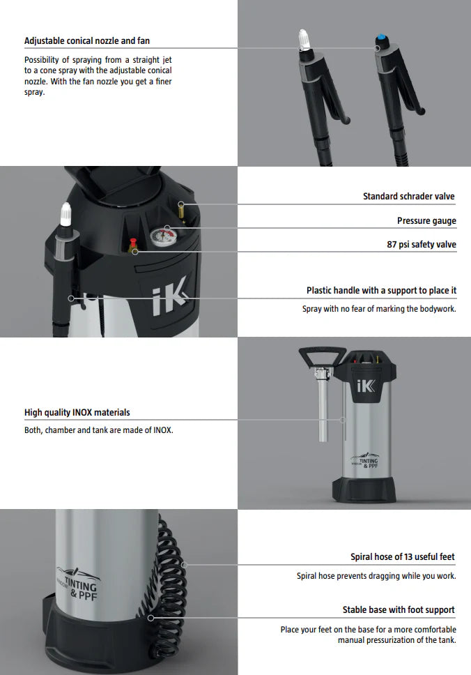 IK Sprayer PPF 12 - Window Tinting & PPF Sprayer