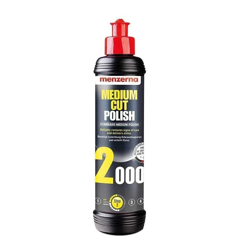 Menzerna 2000 Medium Cut Polish 250ml