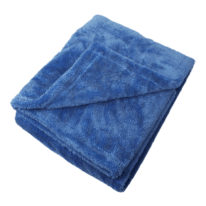 Double Sided Twist Drying Towel Blue